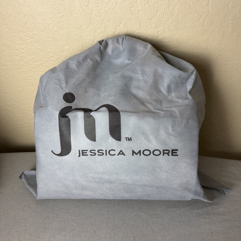 Jessica Moore Venture Satchel Peach Faux Leather Crossbody Bag NWT Dust Bag